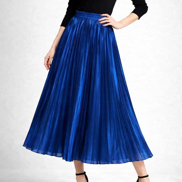 The SAVONNA Metallic Full Skirt - Picture 15 of 15